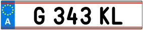 Truck License Plate